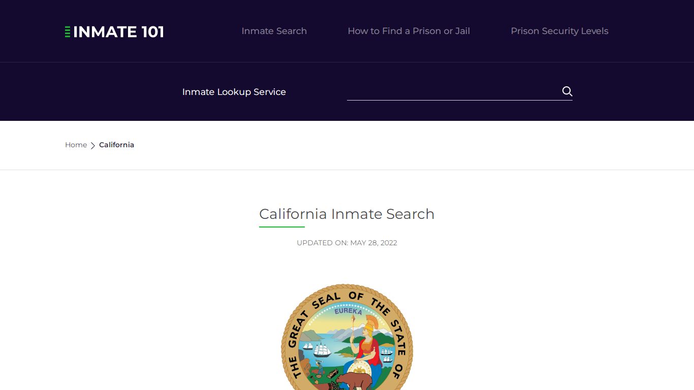 California Inmate Search – California Department of Corrections and ...